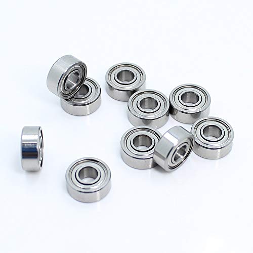 Rodamientos miniatura MR104ZZ 4x10x4 mm de acero ABEC-1 3