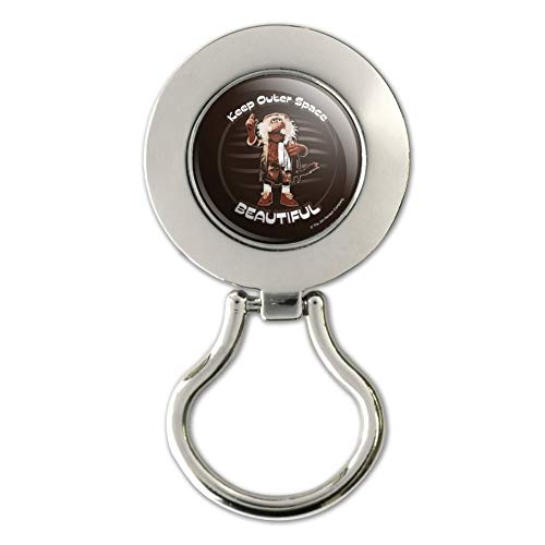 Keep Outer Space Beautiful Fraggle Rock Uncle Traveling Matt Magnetic Metal Eyeglass ID Badge Holder