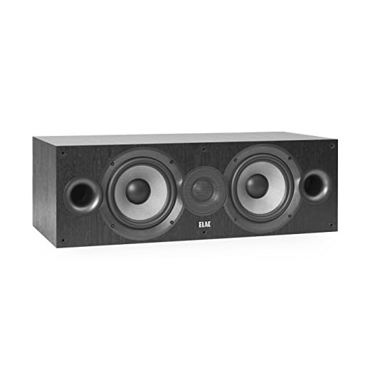 ELAC DEBUT C6.2 Center-Högtalare, En Storlek, Svart