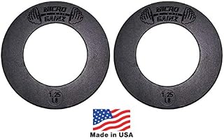 Micro Gainz Olympic Fractional Weight Plate Sets of 2 Plates .25LB-1.25LB (Choose Set)-Designed