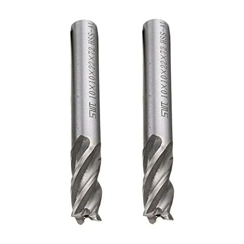 TOOLDO 2 Pcs 4 Flute End Mills Cover