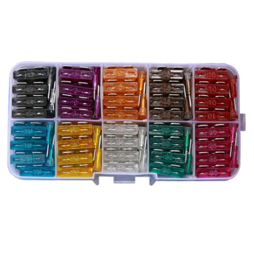 Fusible para automóvil 100 piezas Aleación para automóviles medianos 2A a 35A miniatura 1