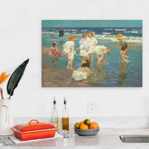 Cuadro impresionista de Edward Henry Potthast para decoración de dormitorio 4