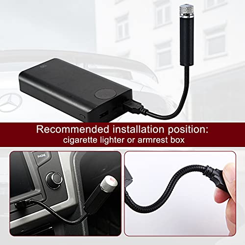 Pack-1 Proyector Estelar USB Luz Nocturna Rojo miniatura 5