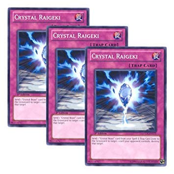 Amazon.co.jp: ☆ 3枚セット ☆遊戯王 英語版 LCGX-EN171 Crystal 