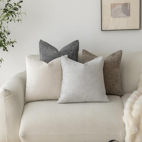 Lananas LA-1 Neutral Decorative Throw Pillow Covers 18X18 Inch thumb #2