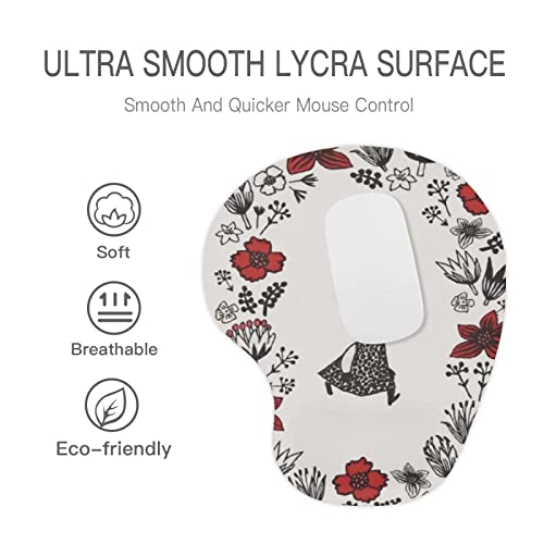 ムーミン リトルミィ マウスパッド ゲーミング マウスパッド かわいい おしゃれ 光学マウス対応 手首クッション 人気 オフィス 滑り止め ゲーミング 耐久性良い キャラクター グッズ ギフト プレゼント