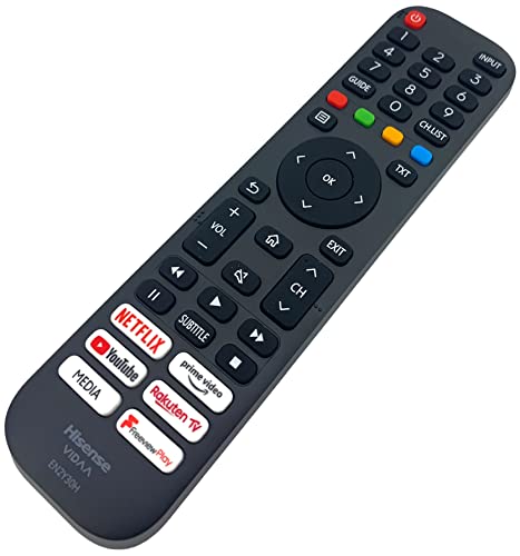 Original EN2Y30H | T279823 Remote Control Compatible With Hisense VIDAA 32A5600FTUK 40A5600FTUK 43A7300FTUK 55A7300FTUK 65A7300FTUK Smart QLED OLED LED TV's