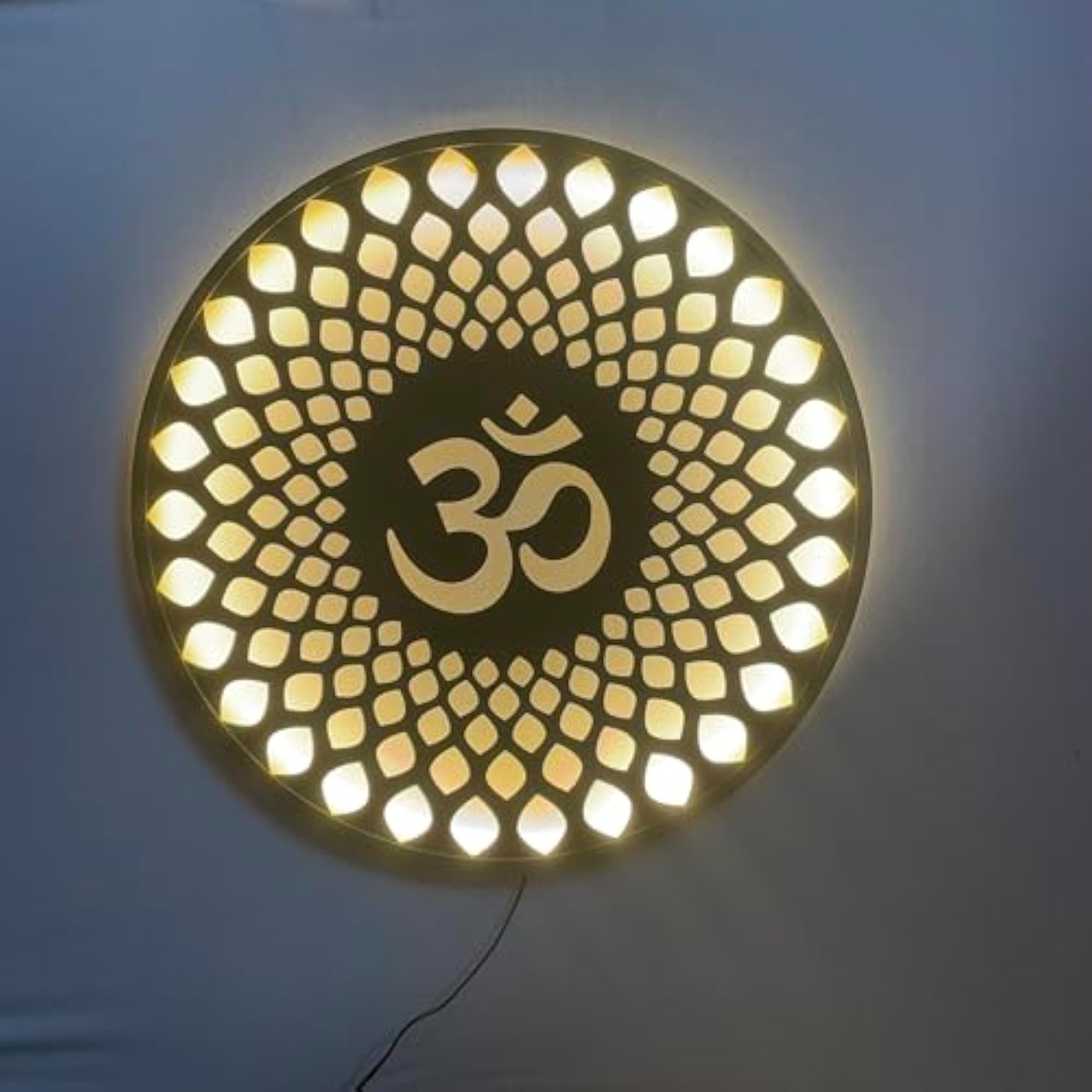 OM Metal Wall Art For Temple and Home Decor
