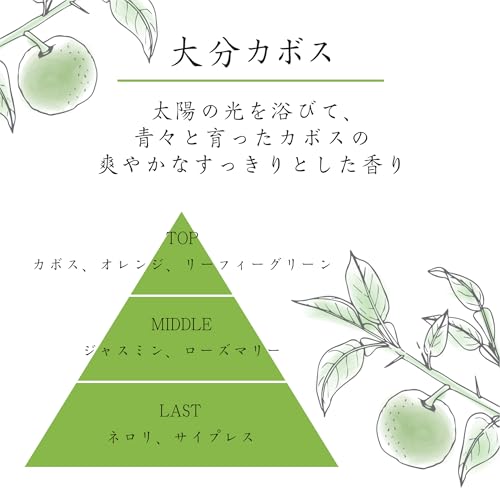 Image of CARALL Seasonable Oita Kabosu Car Air Freshener (160 ml)