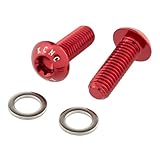 「KCN ケーシーエヌシー トルクススクリュー//レッド2PCS ボトルケージ ボルト083042」の画像