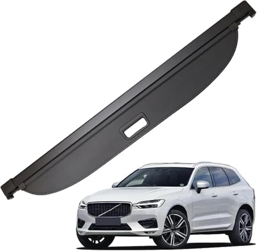 Étagère arrière de coffre pour Volvo XC60 2008-2017 cache-bagages noir