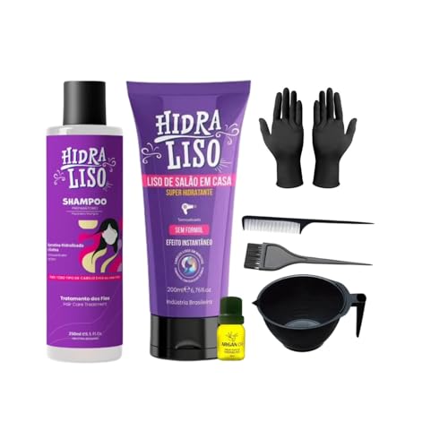 Escova Progressiva Alisante Para Cabelo Hidraliso + Shampoo