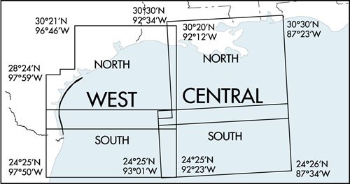 FAA Chart: IFR Gulf of Mexico West