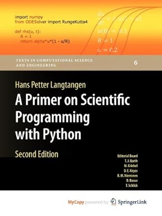 A Primer on Scientific Programming with Python : Langtangen, Hans ...