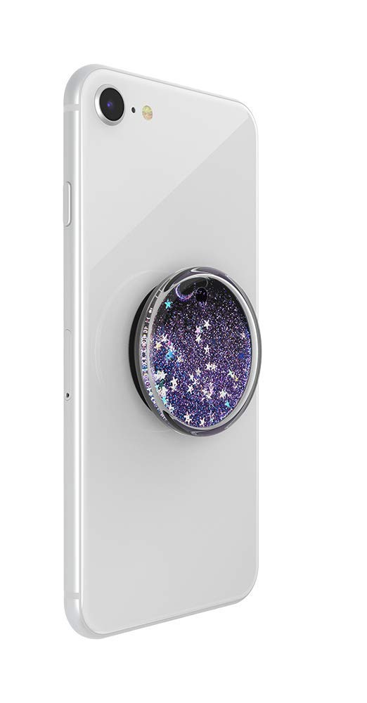PopSockets Luxe Tidepool Galaxy – PopGrip Viola Glitter Intercambiabile – Nuovo