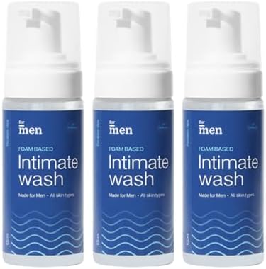 ForMen Intimate Wash for Men | pH Balanced Foam Based | Intimate Hygiene Wash | Anti Bacterial, Anti Fungal Sulphate & Paraben Free | with Aloe Vera and Tea Tree Oil (Pack of 3)