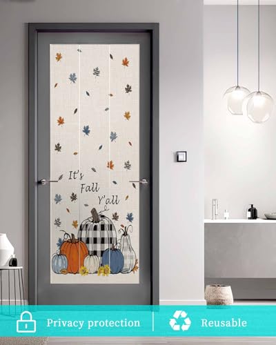 Película decorativa para ventana con diseños otoñales 17.7 x 39.3 in miniatura 5