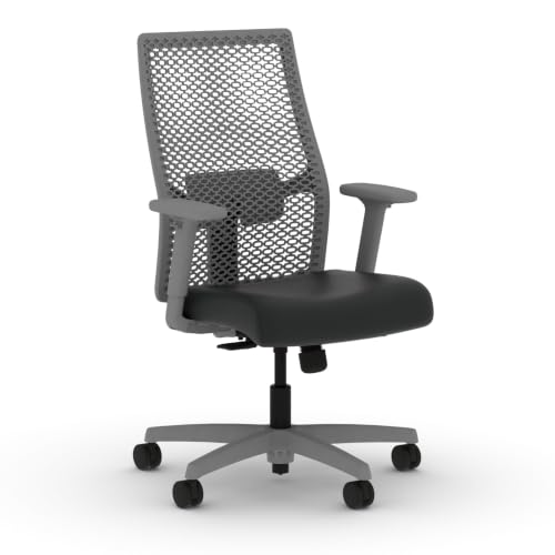 Image of HON Ignition 2.0 ReActiv Ergonomic Office Chair, Lumbar Support, Black
