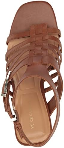 Vince Camuto Women's Hicheny Buckle High Heel Sandal Heeled, Cinnamon Bark, 6.5 | Image 4