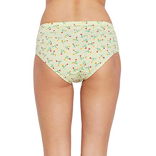 Image of BODYCARE Women's 100% Cotton Printed Briefs - 3600-D