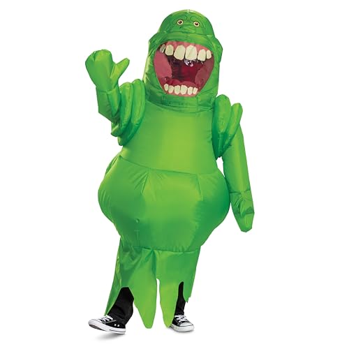 disguise slimer inflating costume for kids official ghostbusters frozen empire inflatable slimer costume and fan child size