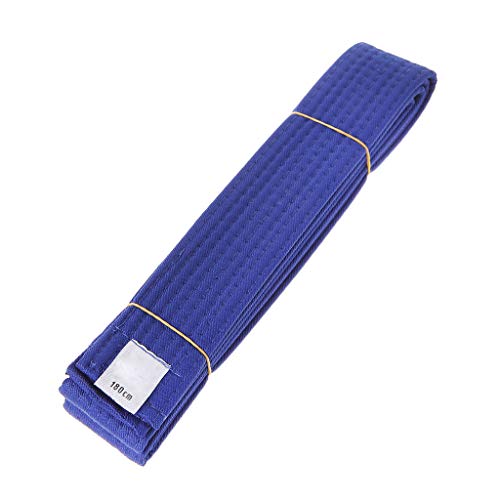 Junlinto,Professional Taekwondo Belt Karate Judo Double Wrap Martial Arts Stripe Sports Belt Style-F 180cm