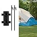 Outdoor Canopy Pole Holder for Camping, 1 Rod Holder 2 Nails