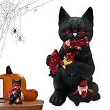 Photo Gallery penlimly statuetta halloween gatto nero | statuina decorativa per feste | scultura gatto che mangia nano per collezionisti | toilette comodino davanzale libreria Photo Gallery penlimly statuetta halloween gatto nero | statuina decorativa per feste | scultura gatto che mangia nano per collezionisti | toilette comodino davanzale libreria