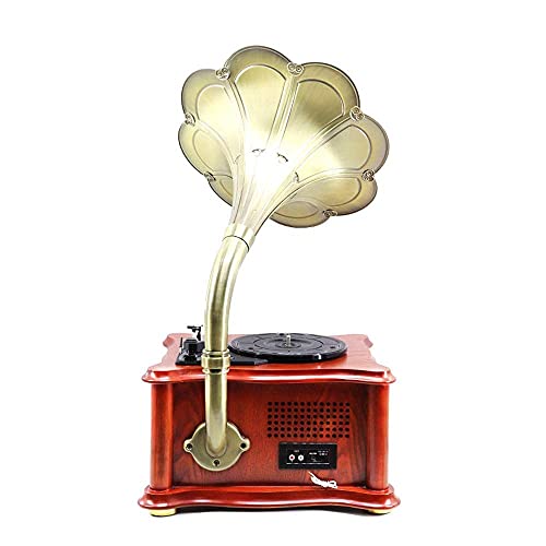YAMMY Tourne-Disque rétro, Haut-Parleur rétro Bluetooth klaxon Platine Tourne-Disque Bluetooth Tourne-Disque Vinyle… - Les Beatles, Paul McCartney, John Lennon, RIngo Starr, George Harrison YAMMY Tourne-Disque rétro, Haut-Parleur rétro Bluetooth klaxon Platine Tourne-Disque Bluetooth Tourne-Disque Vinyle… – Image 6