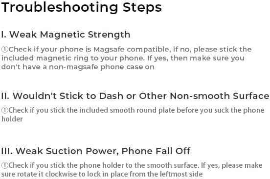 Miniatura 9 de Soporte de teléfono con ventosa al vacío mejorado 2026 para Magsafe 109 + libras de succión más fuerte, soporte magnético de vacío plegable
