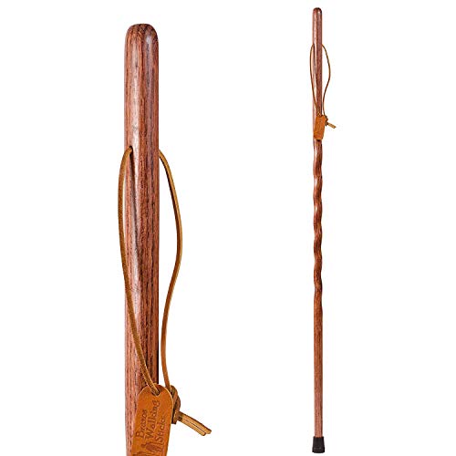 Brazos Trekking Pole Hiking Stick for Men and Women Handcrafted of Lightweight Wood