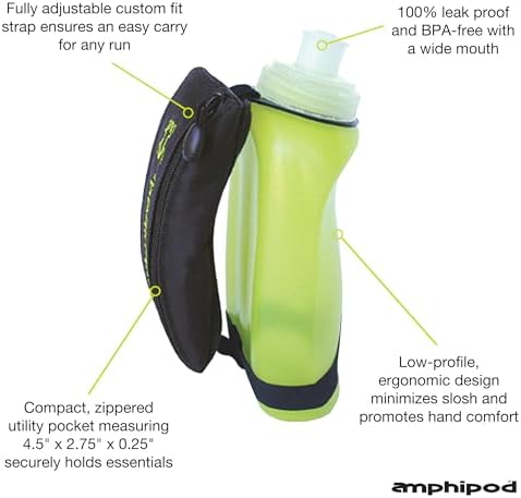 Amphipod Hydraform Pocket Handheld, Water Bottle & Storage, 12 oz. image 5