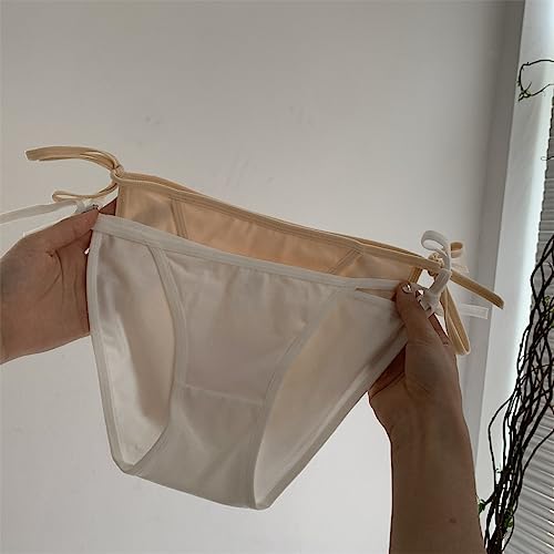 Can Be Untied Straps Sweet Girls High Lace Panties Female Sense of Cotton Ladies2