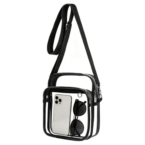 Bolso transparente para conciertos impermeable regulable y apto para estadios fútbol 1