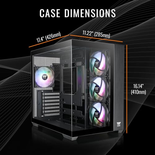 Image of Thermaltake LCGS View u2770-380 Gaming Desktop (Intel Core Ultra 7 270K Plus, NVIDIA GeForce RTX 5070, 32GB DDR5 6000MT /s Memory, 1TB NVMe M.2, 850W PSU, WiFi, Windows 11) V38B-B860-570-LCS
