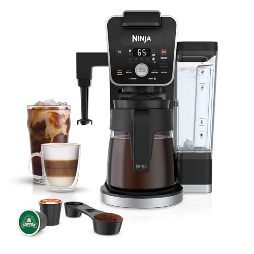 Comparison: Best Single Coffee Brewing System 4 Ninja | Coffee Maker | DualBrew Single Serve System | 4 Brew Styles | Keep Warm Feature & Buit- In Frother | 14 Cup Glass Carafe & Removable 70oz Water Reservoir | Black | CFP451A
