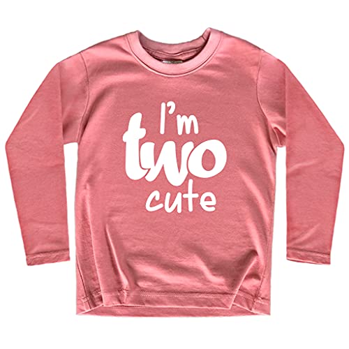 Image of 2nd Birthday Outfits for Toddler Girls im Two Cute Shirt Girl 2 Years Old Second Birthday