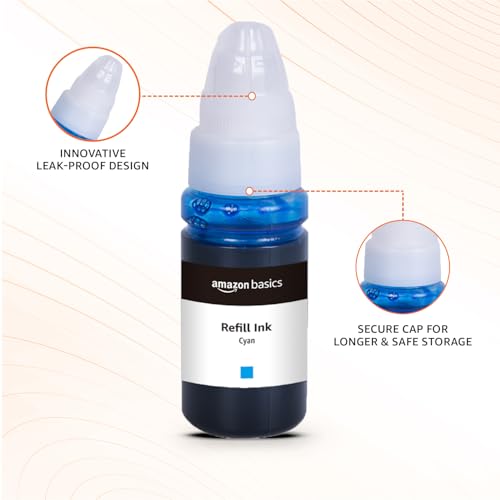 AmazonBasics GI 790 Dual Pack Refill Ink for Canon PIXMA G1000, G1010, G1100, G2000, G2002, G2010, G2012, G2100, G3000, G3010, G3012, G3100, G4000,... - Image 2