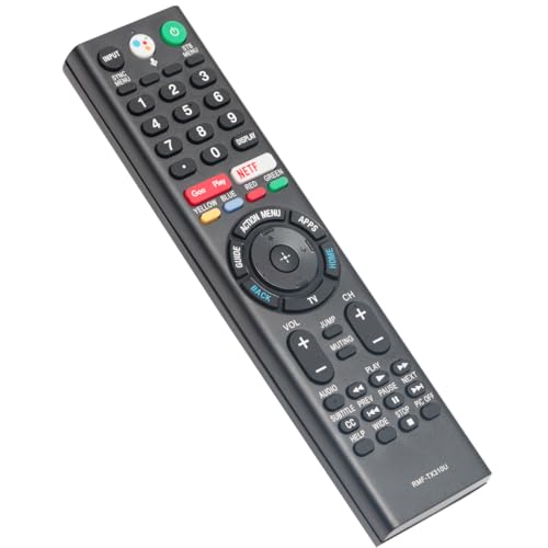 Voice-Activated Remote Replacement fit for Sony BRAVIA TV XBR-75X900F XBR-85X900F XBR-55X900F XBR-49X900F XBR-55X800G XBR-75X850F KD-43X750F KD-49X750F KD-55X750F KD-65X750F XBR-49X800G XBR-65X850F