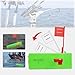 2 Pack Planer Board for Fishing, Fishing Tool Fishing,Medium Inline Side Planer Boards with Quick-Grip Snap Release, Ideal for Trolling Boat Fishing – Inshore & Offshore Use (Green2-2pc)