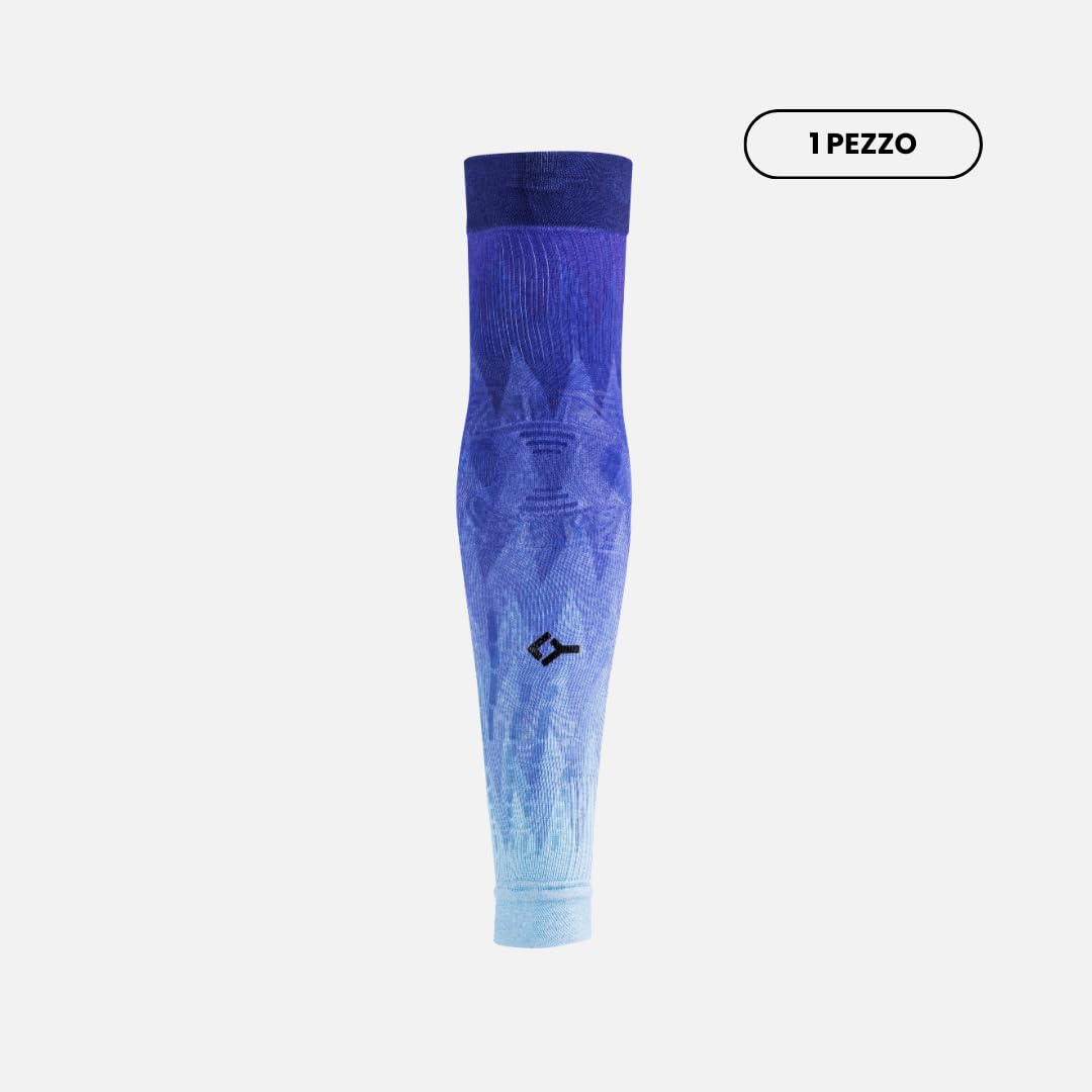 FLOKY 1 manguito No Strain Evolution Multisport Tenis, Padel, Baloncesto Reduce las vibraciones, apoya el codo y el antebrazo, manguito de compresión, estabiliza tendones y músculos. Hielo L-XL