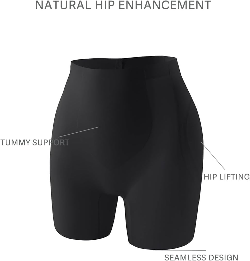 Seamless Hip Enhancer Built-In Pads No Show Shapewear Body Shaper Shorts Booty Lifting for Women - Image 4