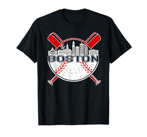 Softball Vintage Boston Baseball T-Shirt for Men and Women T-Shirt