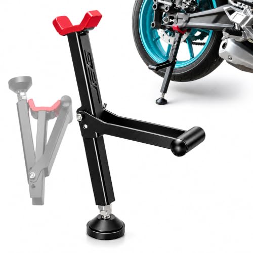 Universal Portable Motorcycle Stand Lift Chain Cleaning Kit with Brake Holder Wheel Stand Lift Jack
