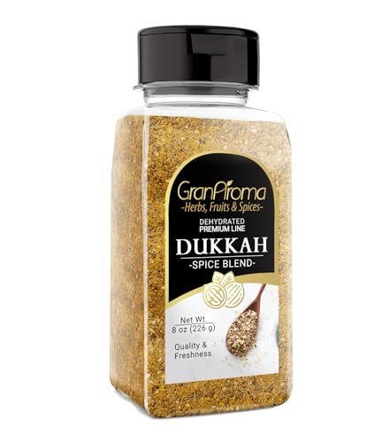 GranAroma Dukkah, Egyptian and Middle Eastern Spice Blend (8 Ounce)