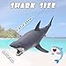 Luckana Stretching Shark Squishys Sand Filled Toys, Stress Relief Animal Toy for Kids Adults (Shark)