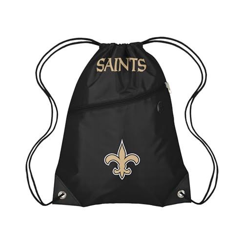 FOCO New Orleans Saints NFL Pocket Drawstring Backpack
