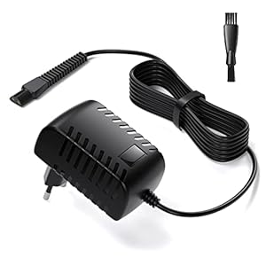 Ladegerät 12V 0.4A Netzteil für Braun Rasierer Ladekabel 9 8 7 6 5 3 1 Series,3000s 3040s 340s 350cc-4 390cc 5190cc 790cc 760cc 7865cc 9290cc 9903s Series