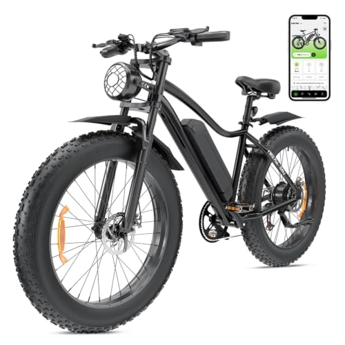 Electric Bike for Adults, 1500W Peak Motor 26" tire Ebike image 6
